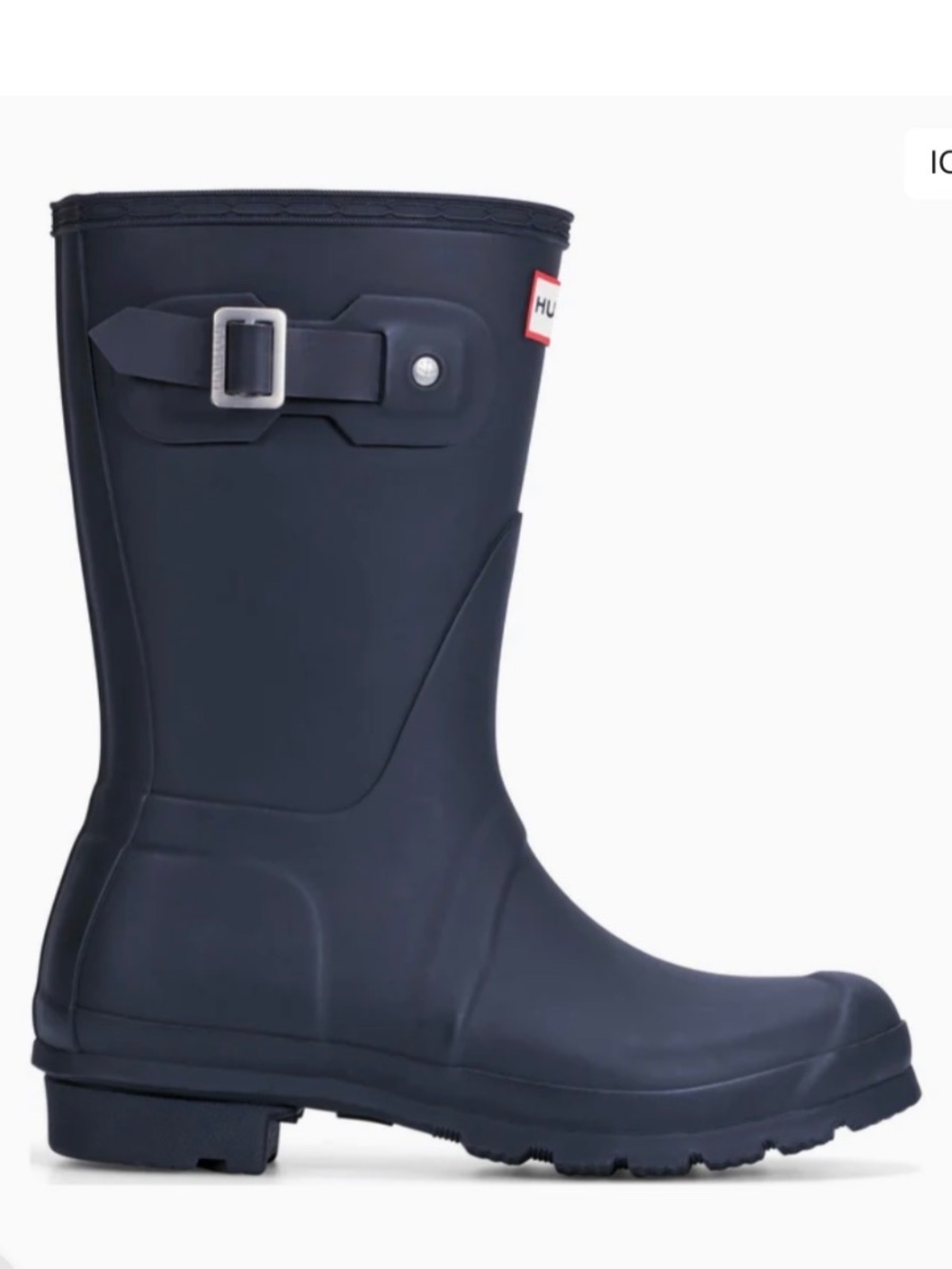 Women's Original Short Rain Boots Navy Blue Waterproof Wellington Boots Size 6